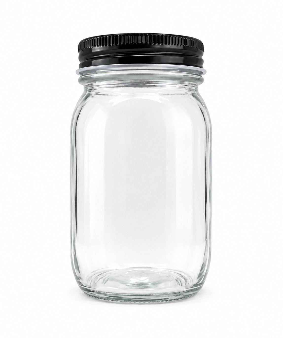 530mL. Mason glass jar (square)