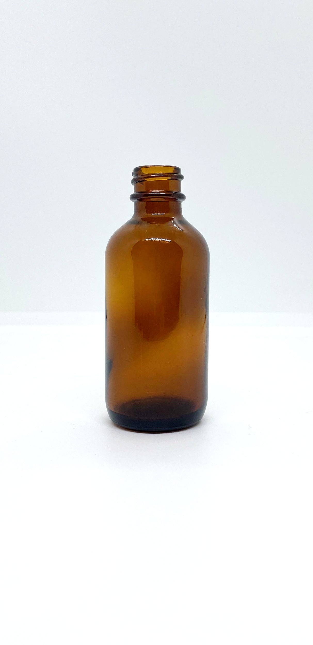 Boston Round Glass Bottle and Dropper Cap