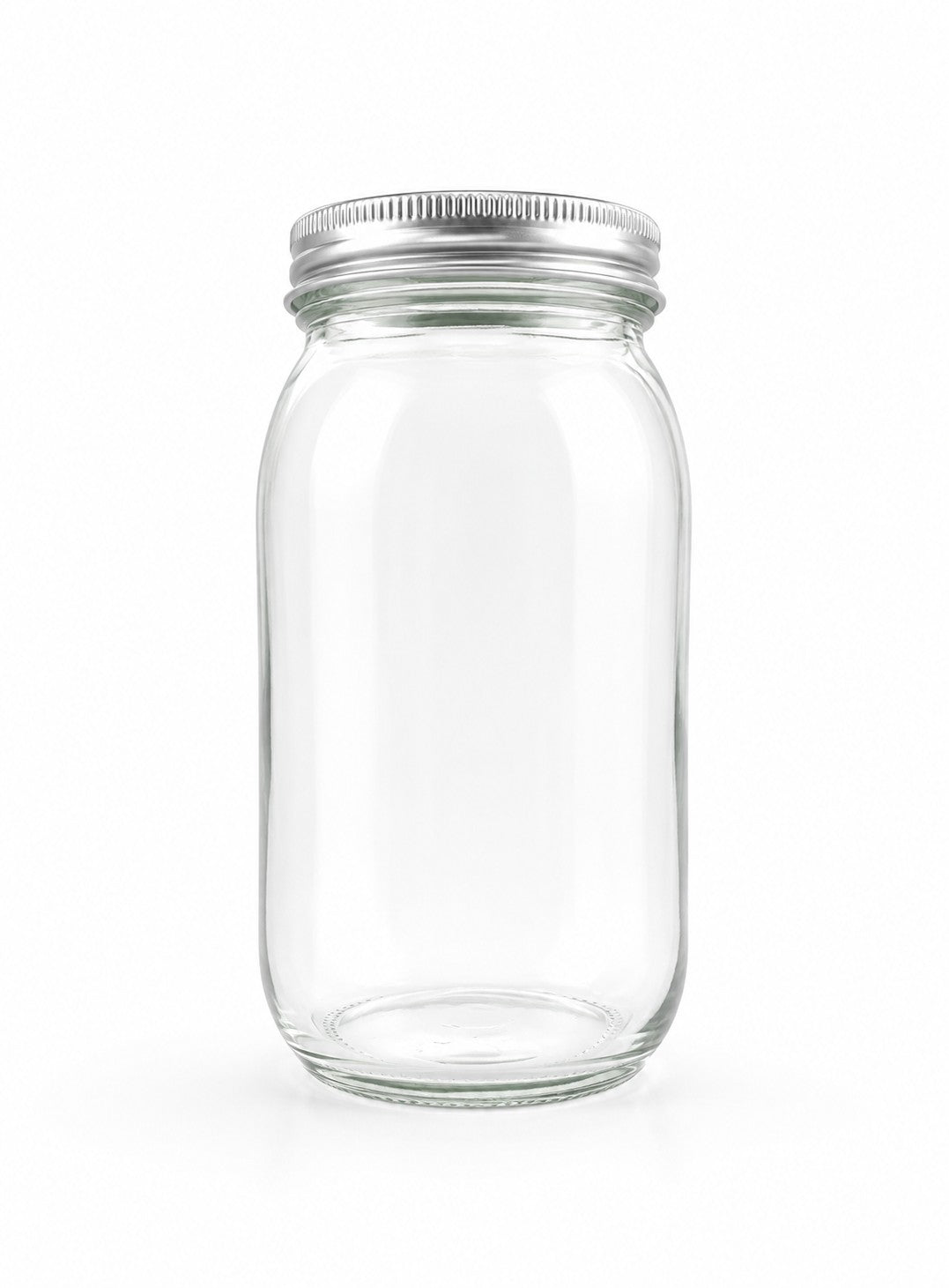 740mL. Mason glass jar (round) and Lid (Net Fill Capacity: 670mL.+/-)