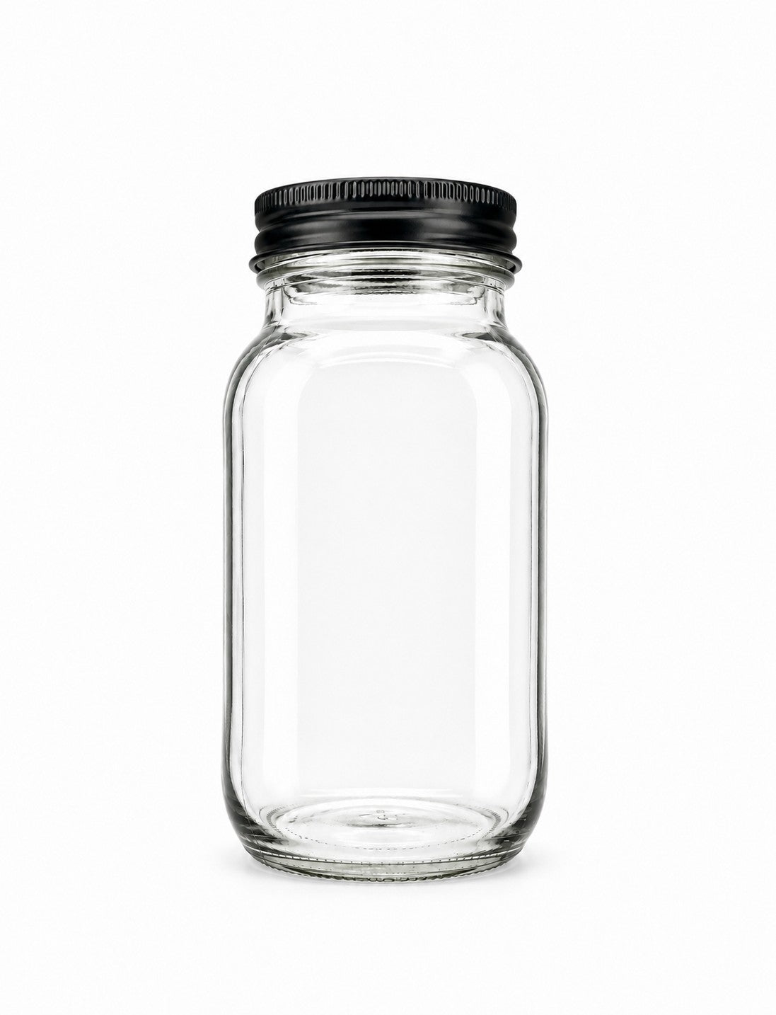770mL. Mason glass jar (square) and Lid (Net Fill Capacity: 700mL.+/-)