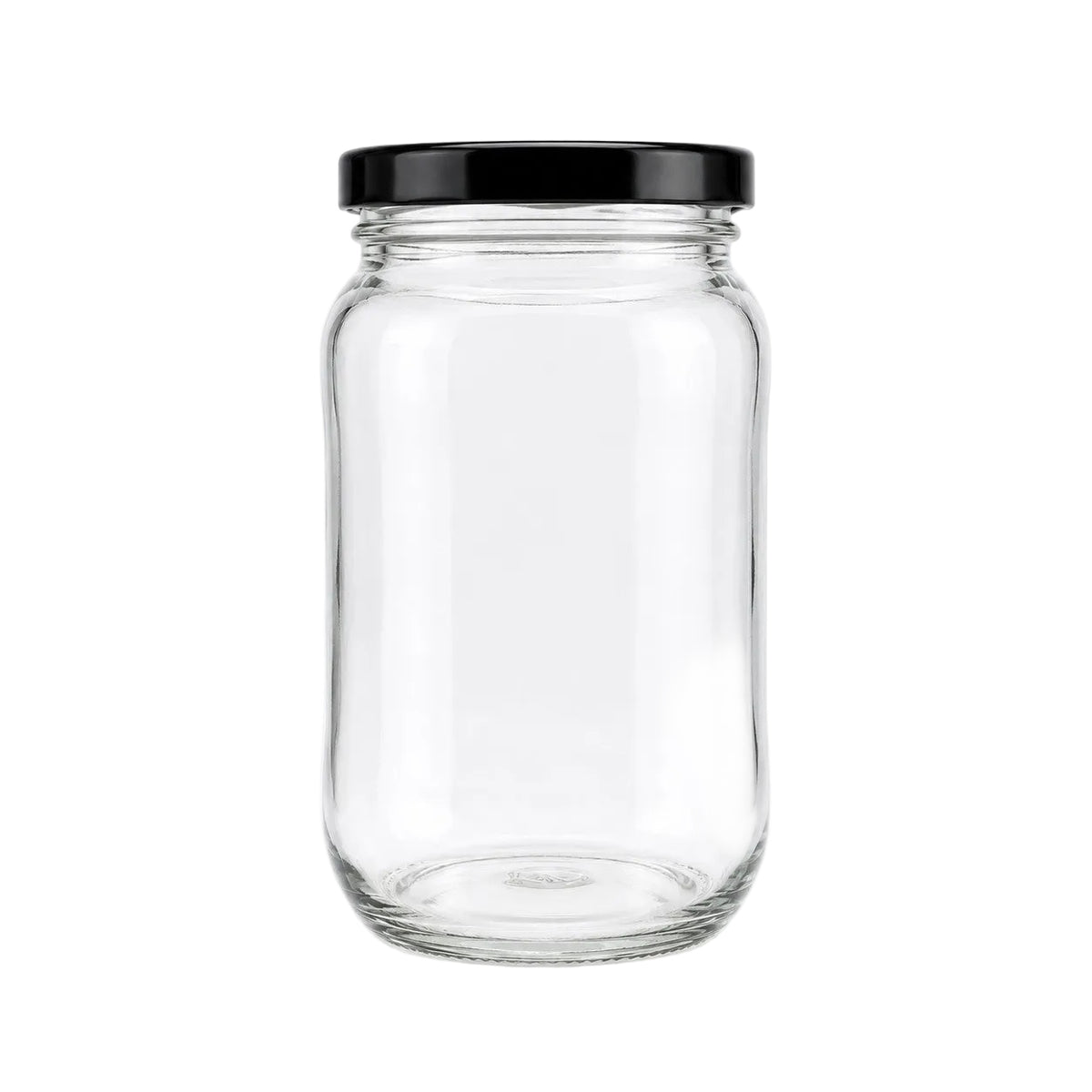 770 mL Round Glass Jar | Lid Included