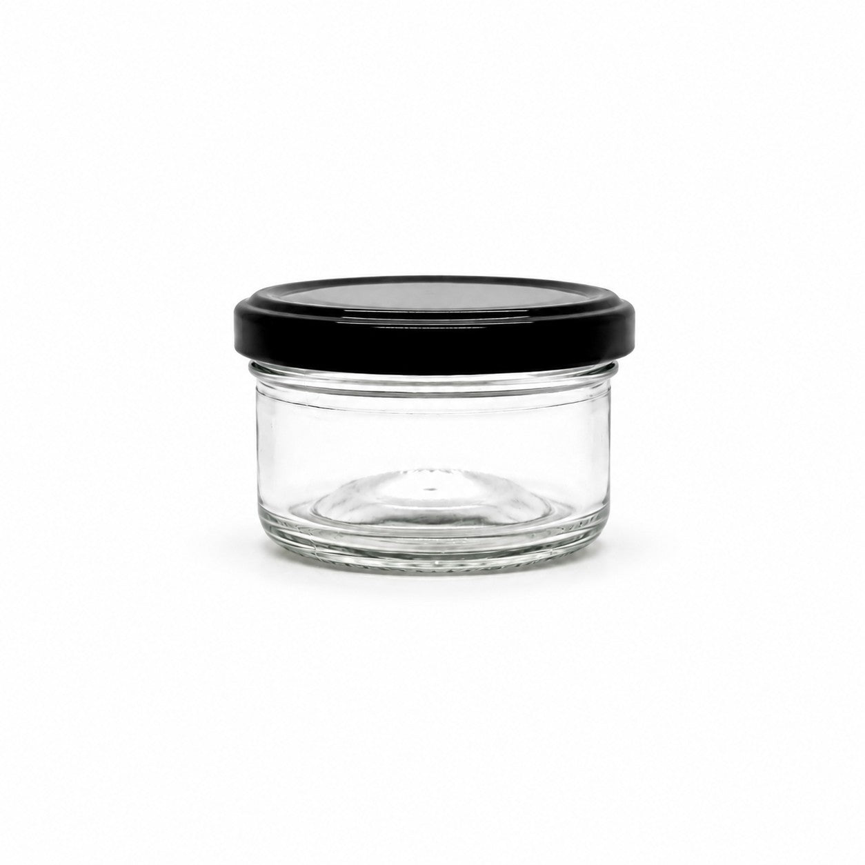 80 mL Straight Cut Glass Jar | Thin Lid Included | Case of 160