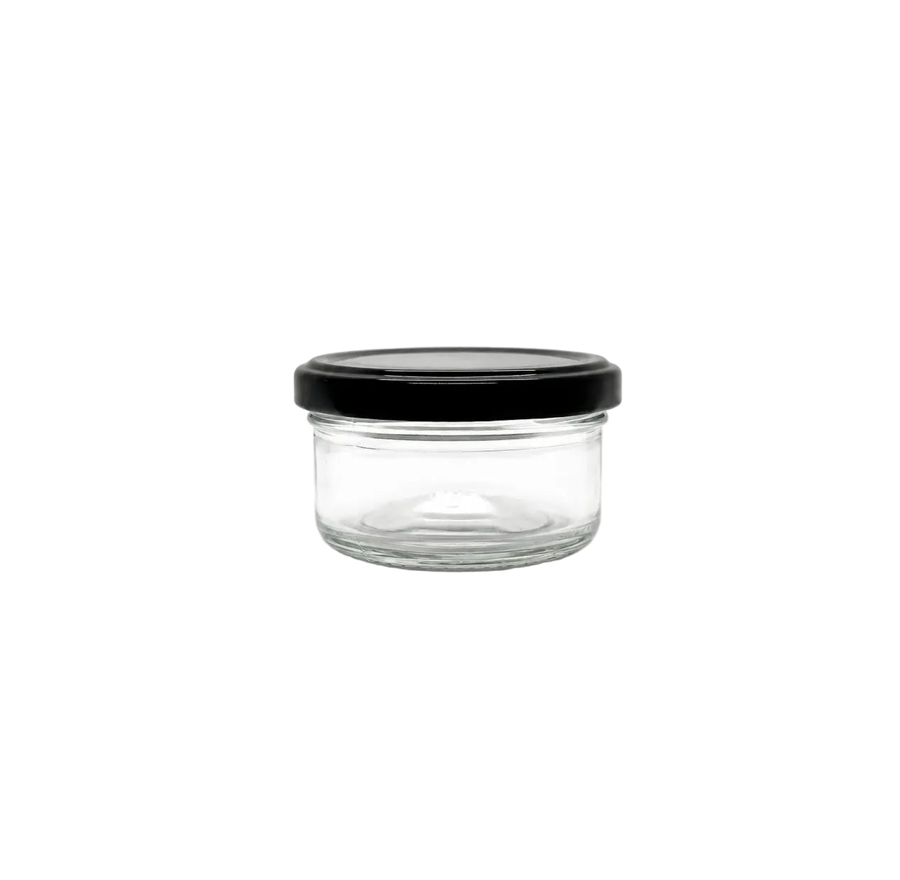 80 mL Straight Cut Glass Jar | Thin Lid Included | Case of 160