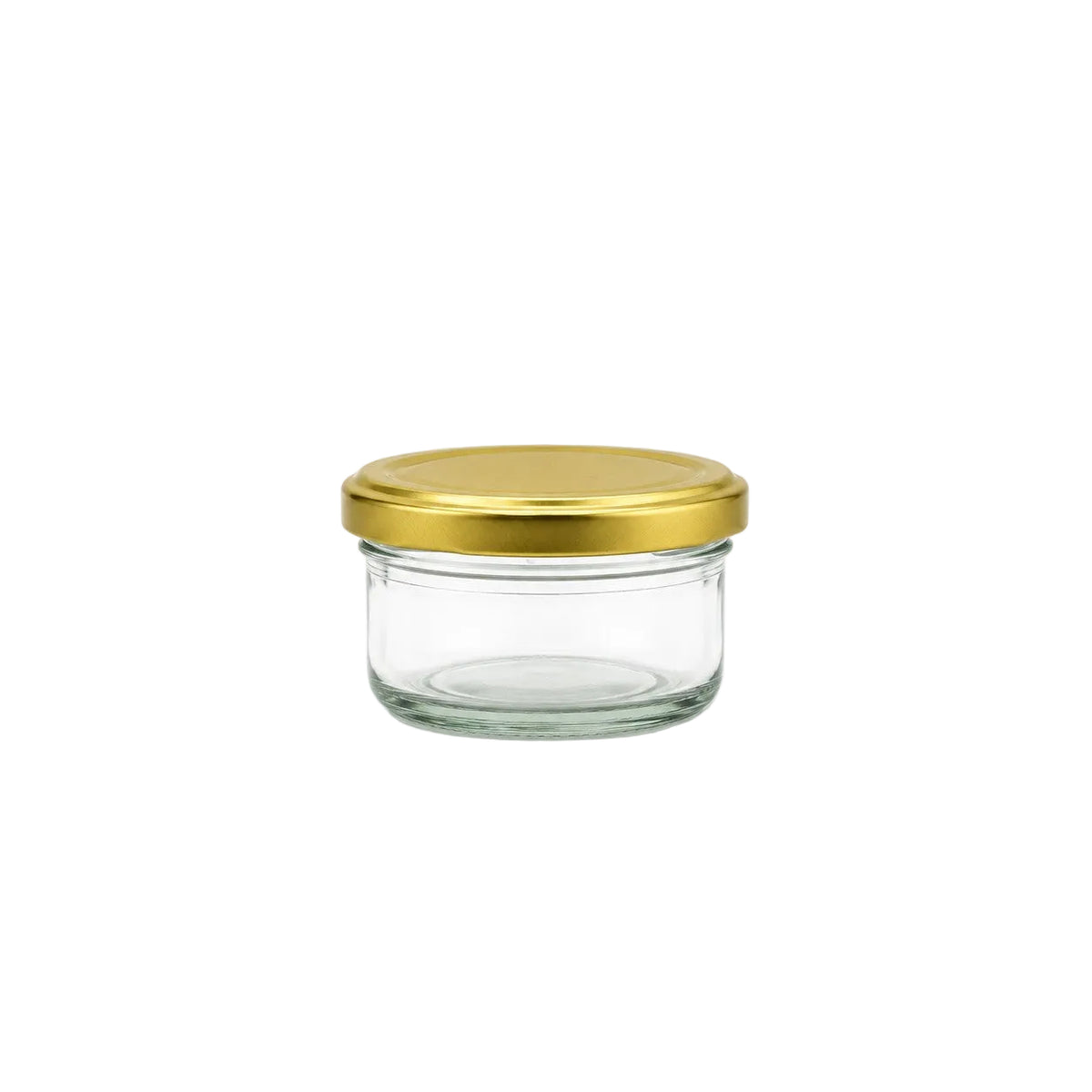 80 mL Straight Cut Glass Jar | Thin Lid Included | Case of 160