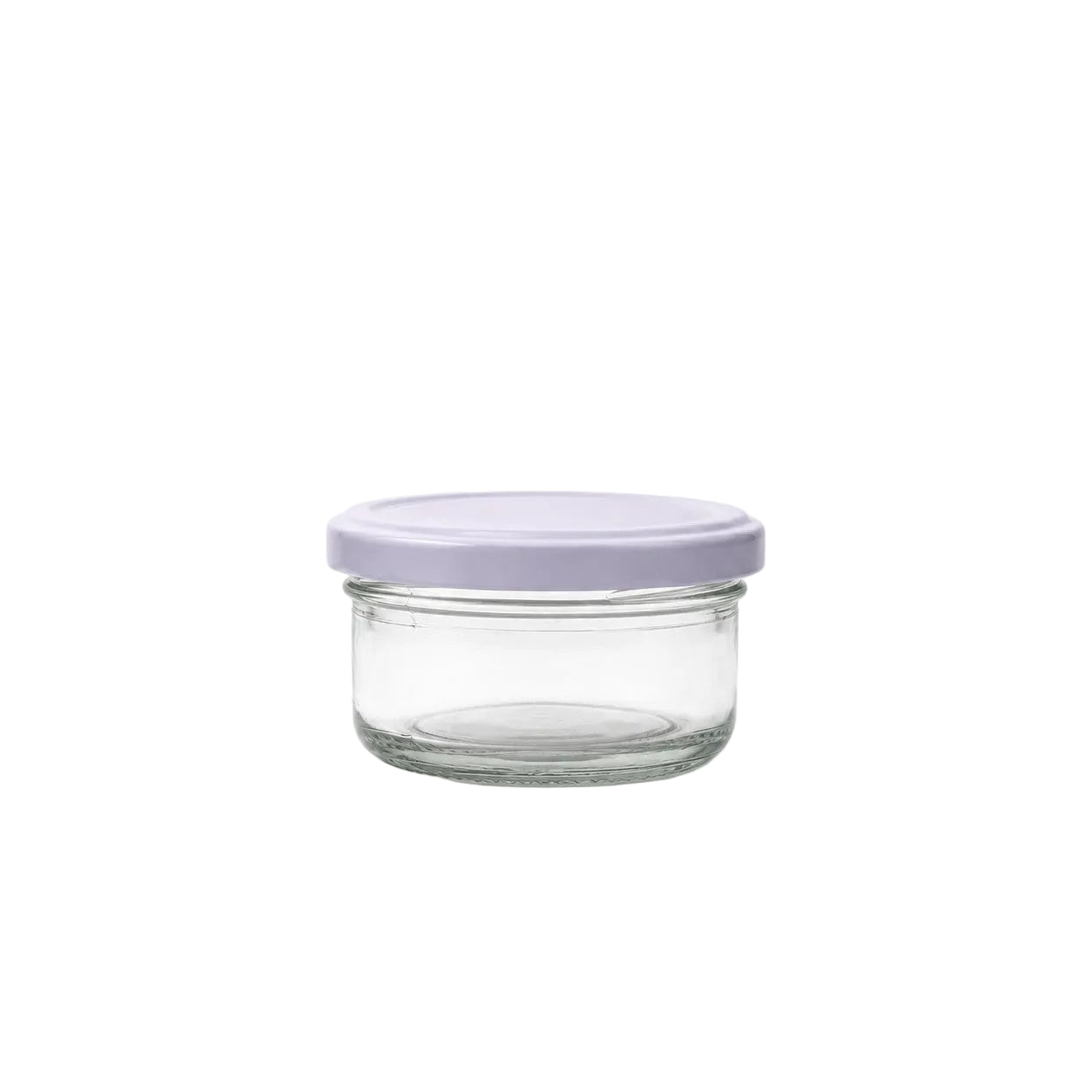 80 mL Straight Cut Glass Jar | Thin Lid Included | Case of 160