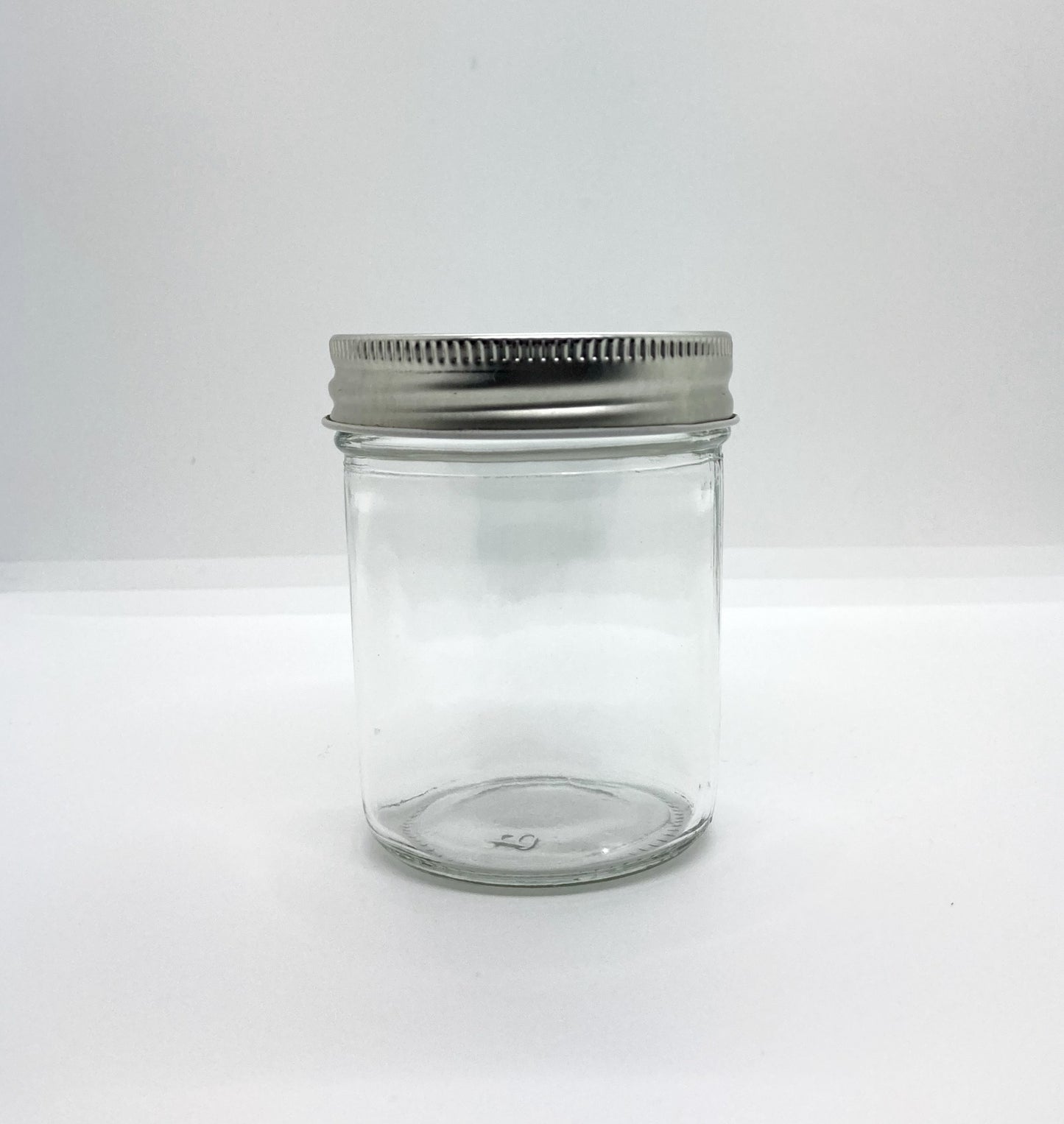 200mL. Clear Wide-Mouth Caviar Glass Jar and Lid (Net Fill Capacity: 150mL.+/-)