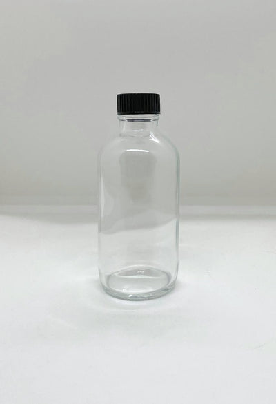 120mL Boston Round Glass Bottle and plastic Cap