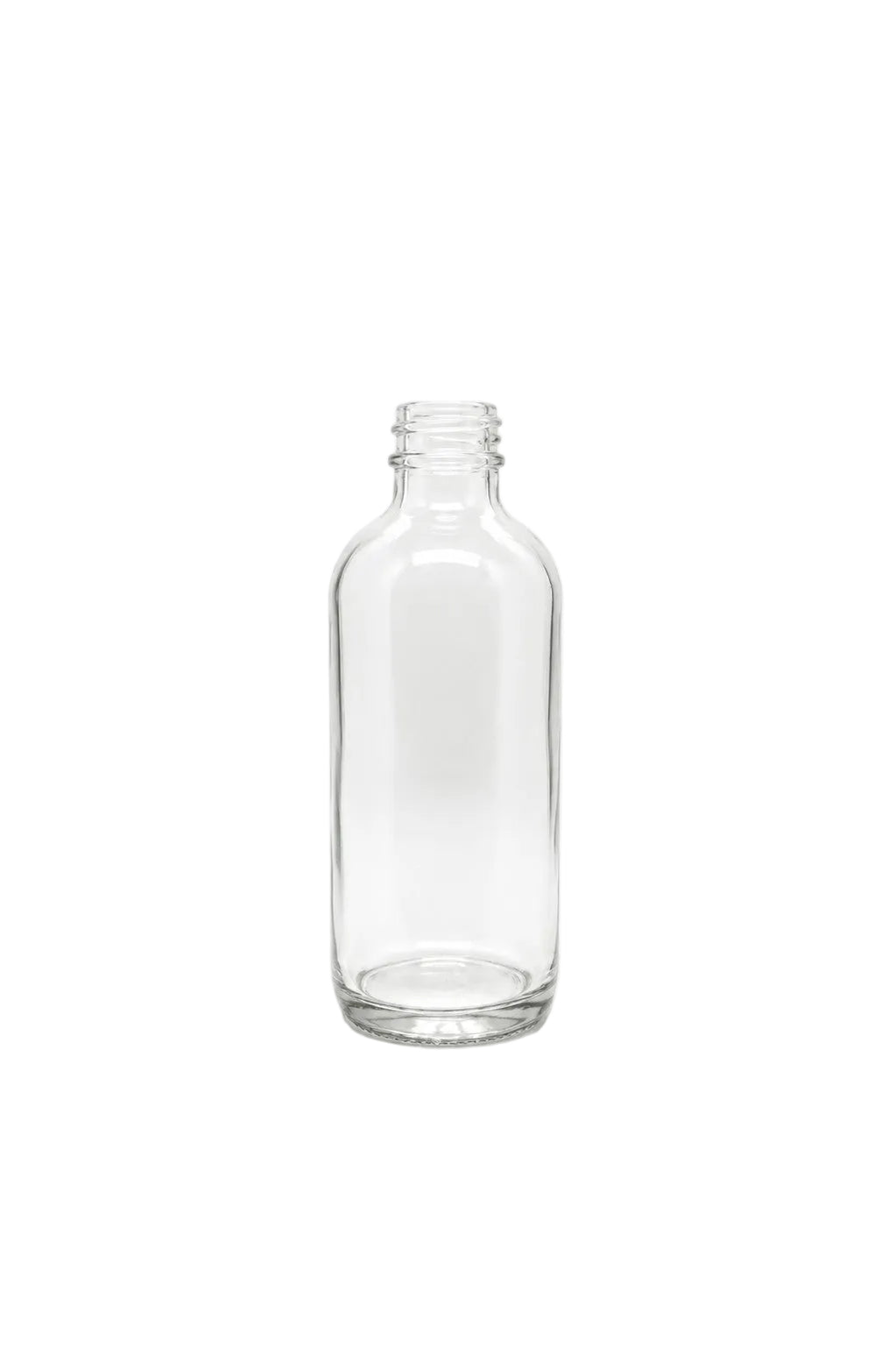 120 mL Boston Round Glass Bottle | Cap Included | Case of 128