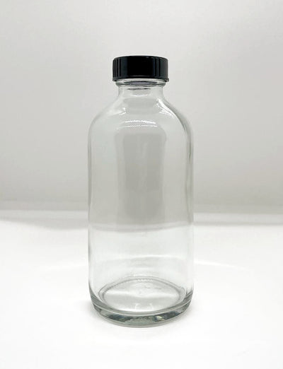 240mL Boston Round Glass Bottle and plastic Cap