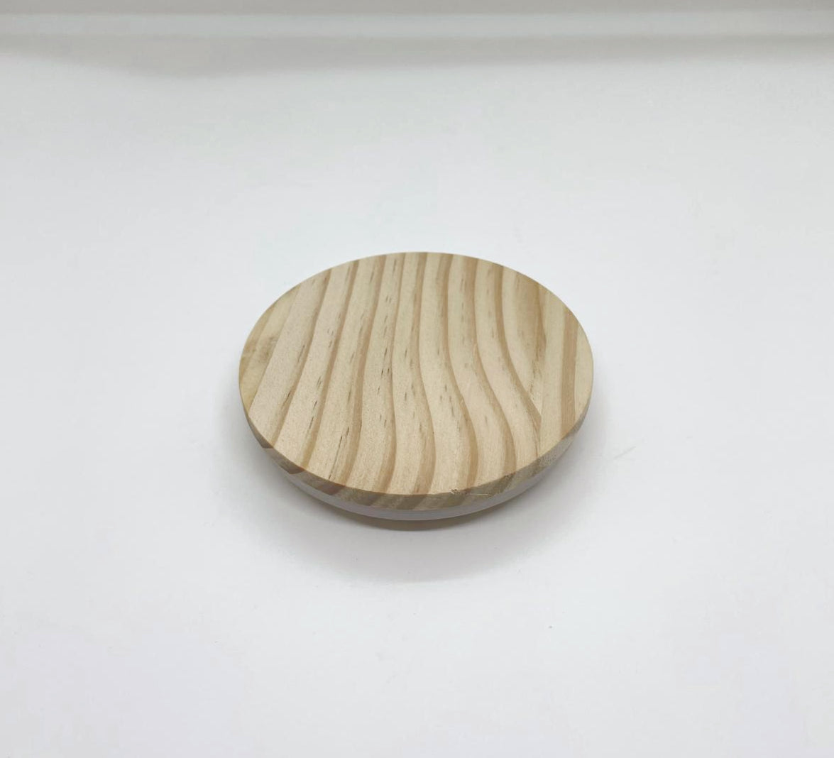 Candle Jar with Wood Lid
