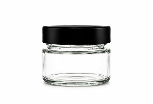 110 mL Ergo Glass Jar | Deep Lid Included | Case of 12