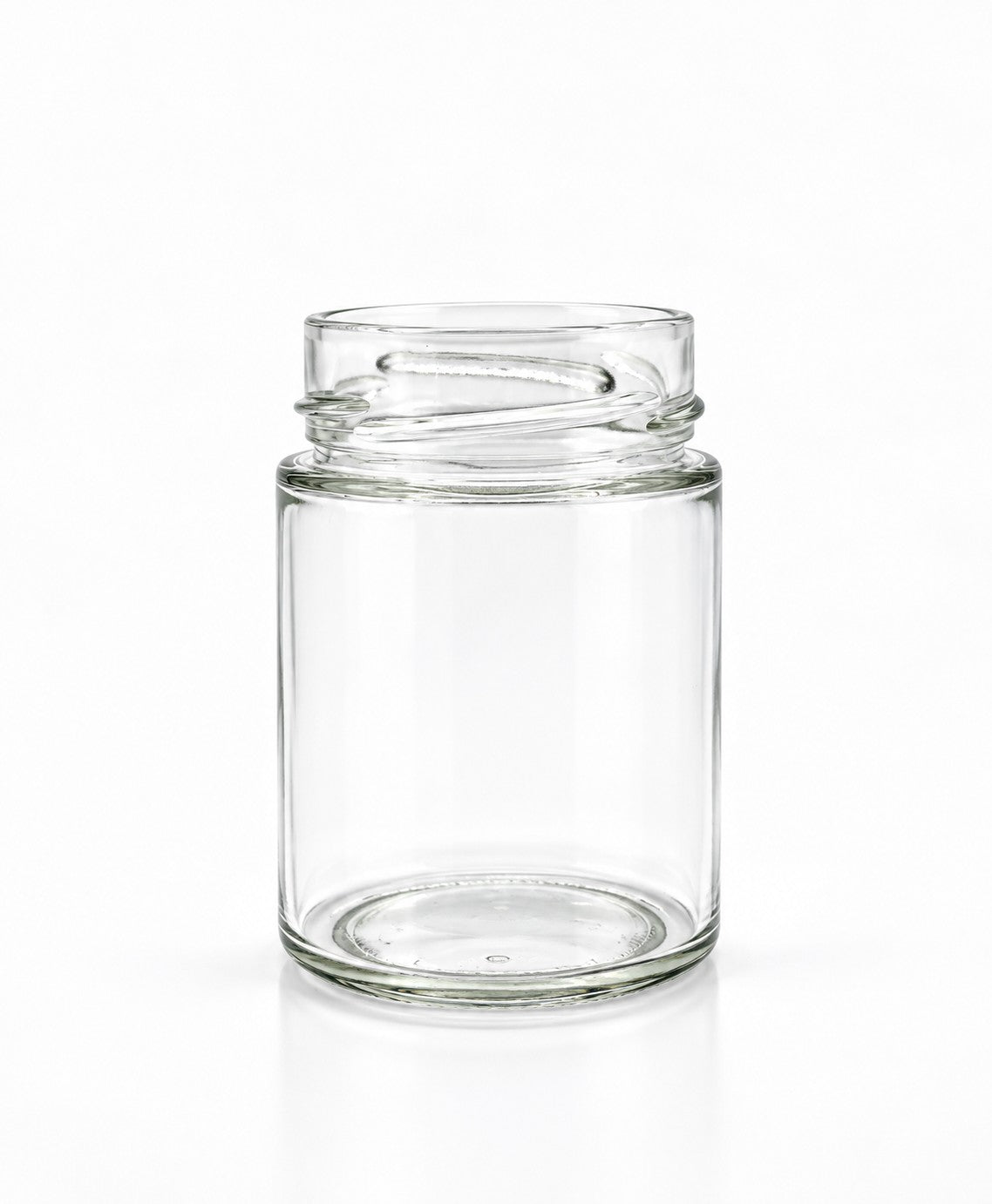 230mL. "Ergo" Clear Round Straight Cut Glass Jar (Tall)