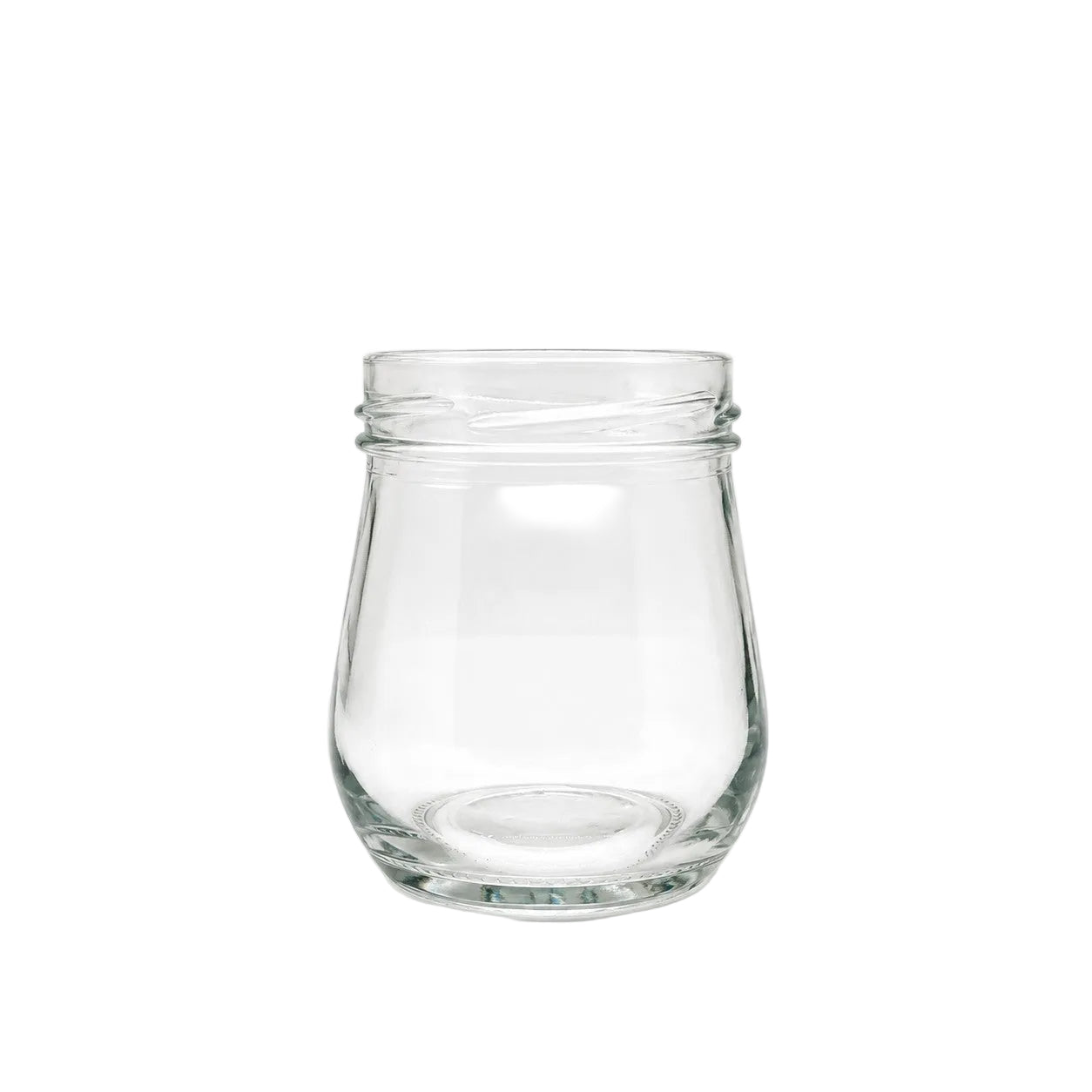 120mL. Clear Pudding Glass Jar and Lid (Net Fill Capacity: 100mL.+/-)