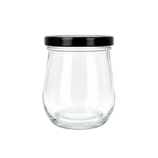 200 mL Pudding Glass Jar | Lid Included