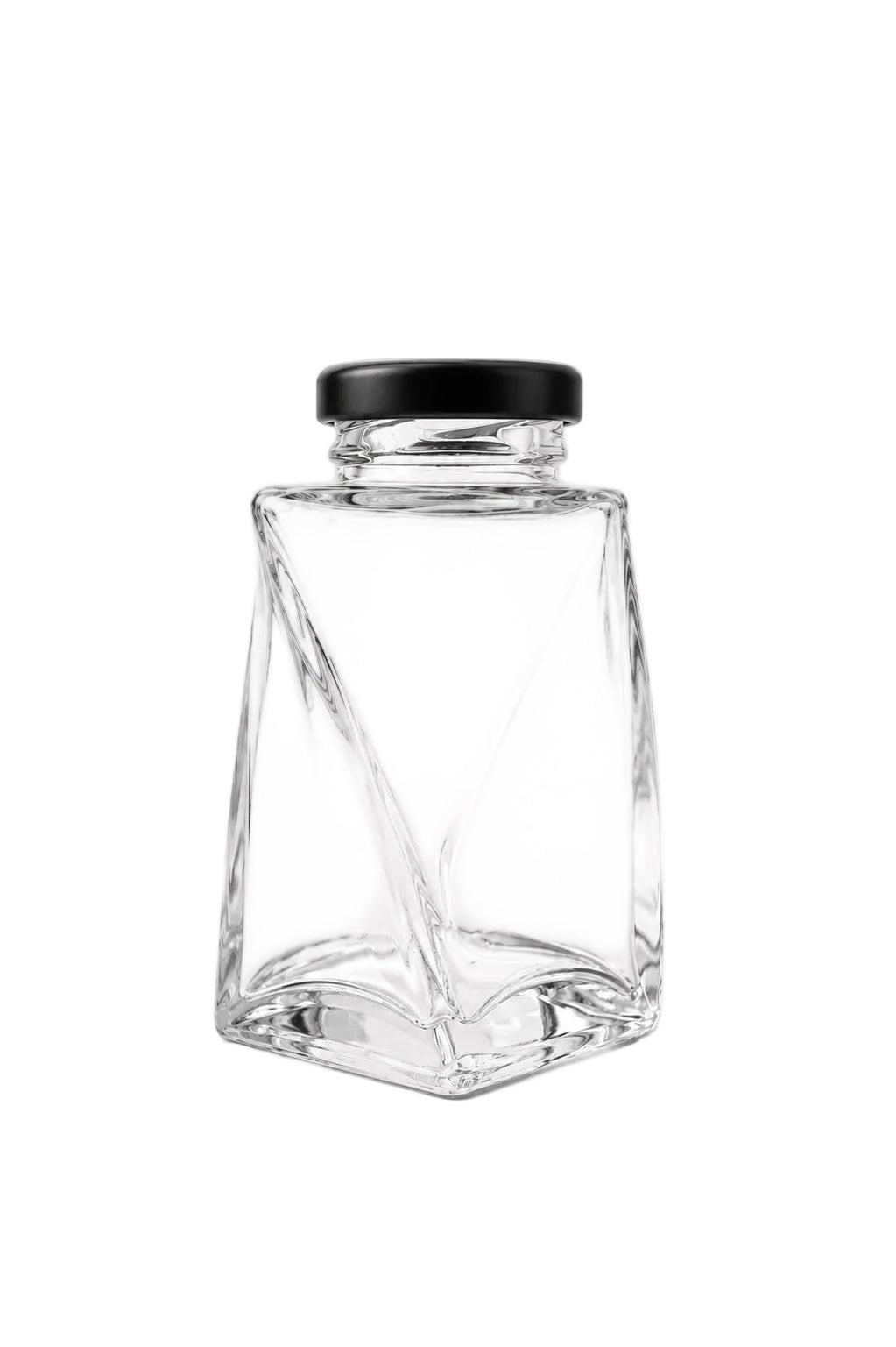 155mL. The Twist Glass Jar and Lid (Net Fill Capacity: 135mL.+/-)