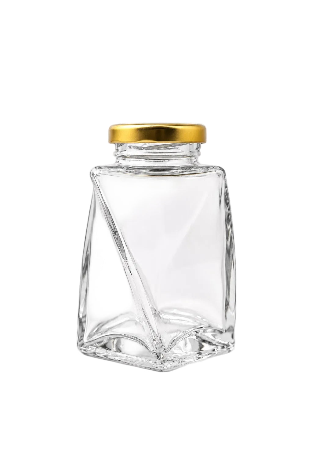 155mL. The Twist Glass Jar and Lid (Net Fill Capacity: 135mL.+/-)
