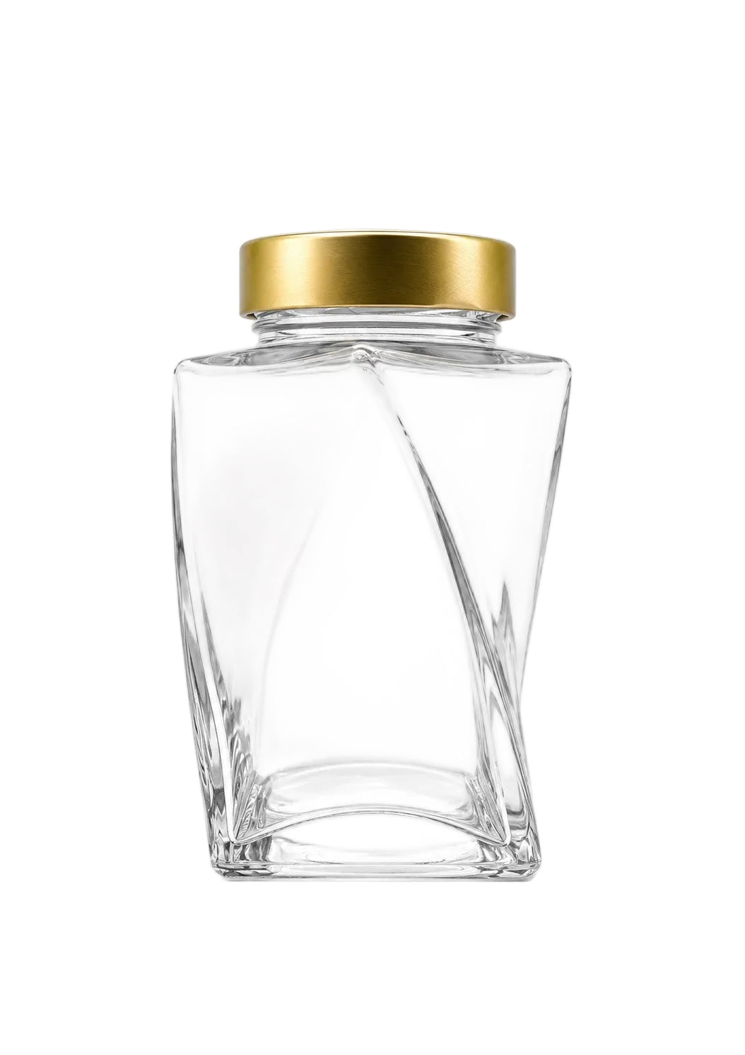 400mL. The Twist Glass Jar and Deep Lid (Net Fill Capacity: 350mL.+/-)
