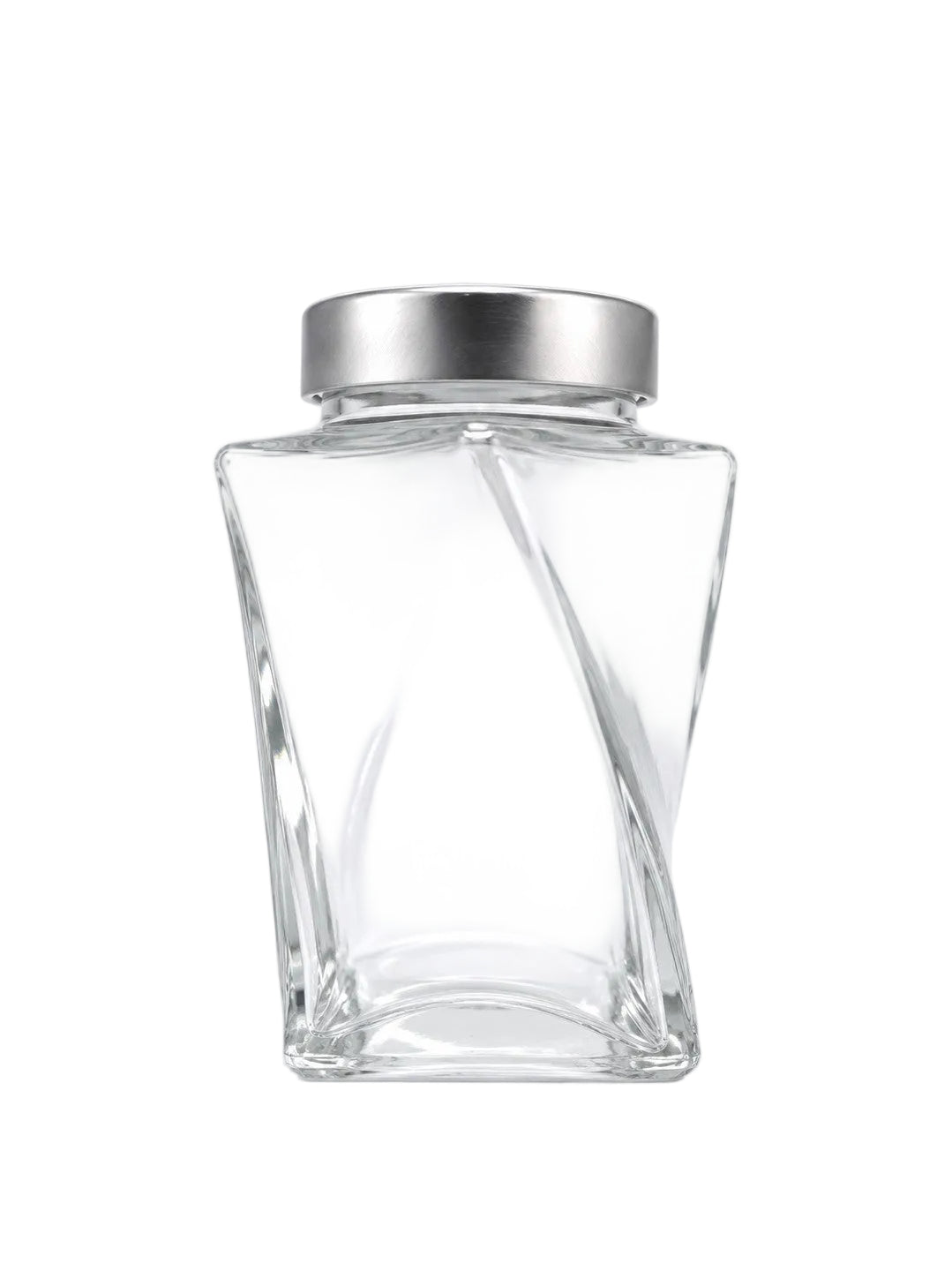 400mL. The Twist Glass Jar and Deep Lid (Net Fill Capacity: 350mL.+/-)